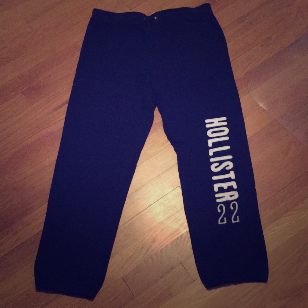 Hollister navy blue sweat pants